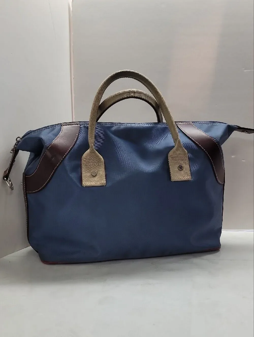 Lancel Nylon Travel Bag